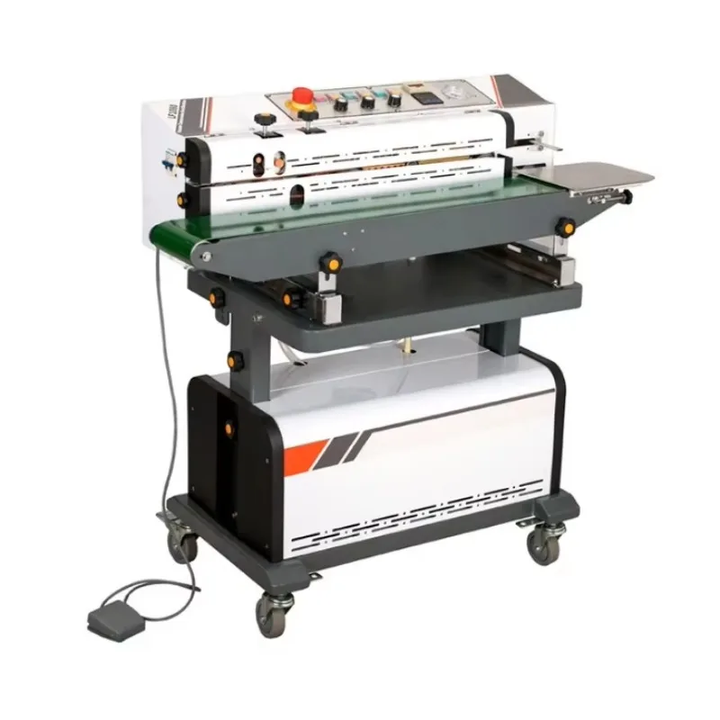 LF-1080 Vertical Continuous Band Sealing Machine with Nitrogen Air Filling