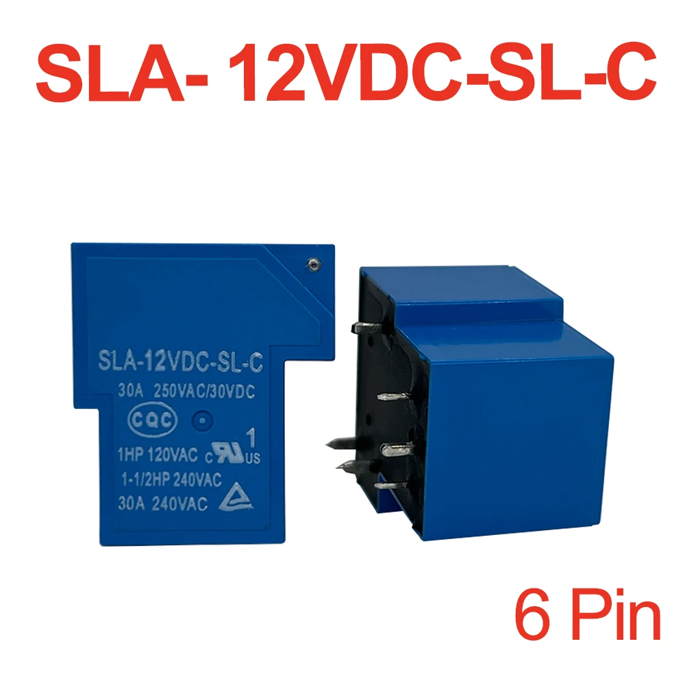 5Pcs Power Relay SLA SLA-05V 09 12V 24V 48VDC-SL-A -C 4Pin 5Pin 6pin 30A T90 SLA-05VDC-SL-A SLA-12VDC-SL-A SLA-24VDC-SL-C