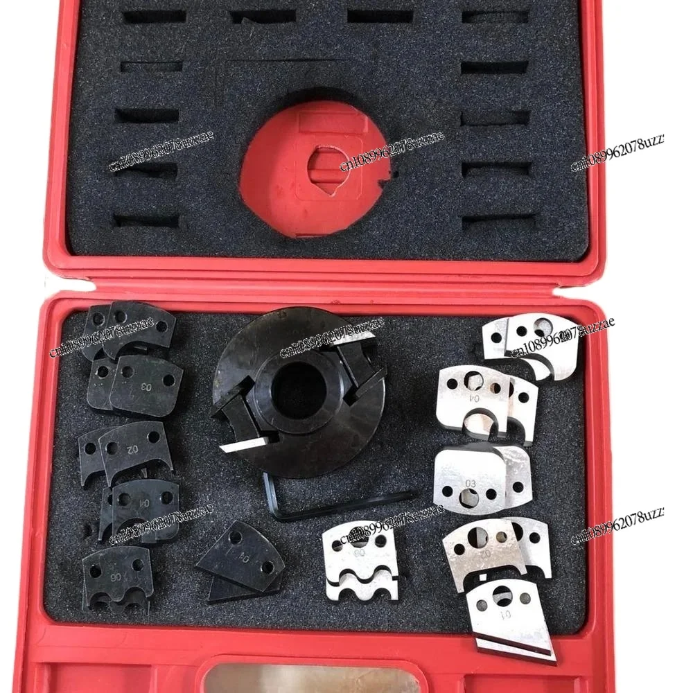 Set of Milling Cutter Attachment D=100 (aluminum) 12 Sets Knives/shaper Cutter Set