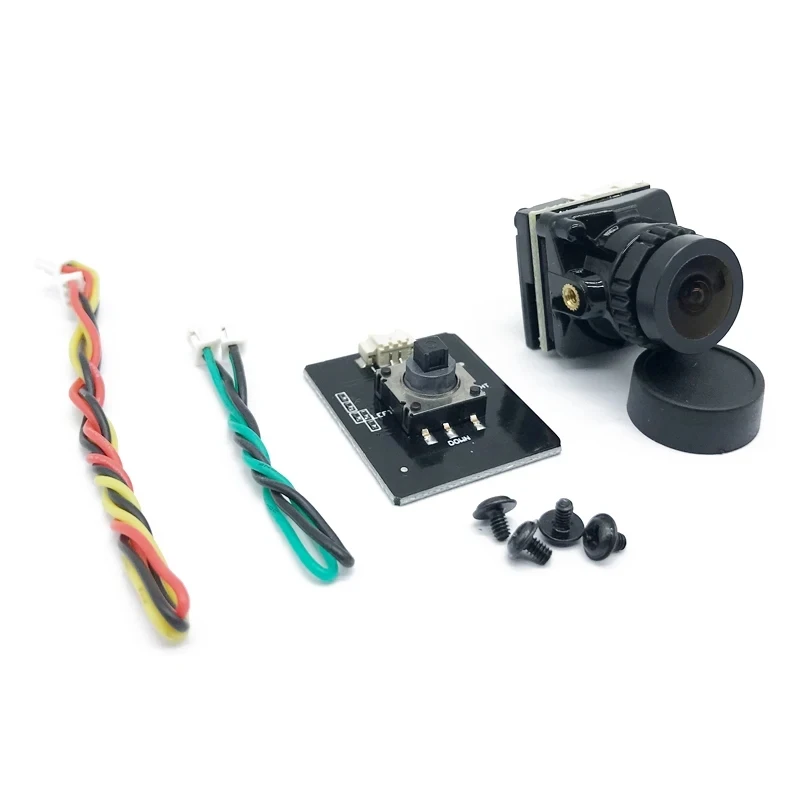 5.8G FPV Camera 1/3' Super WDR CMOS 1200TVL 2.1mm Lens Micro Camera Support 5-30V Input PAL/NTSC Switchable for RC Racing Drone