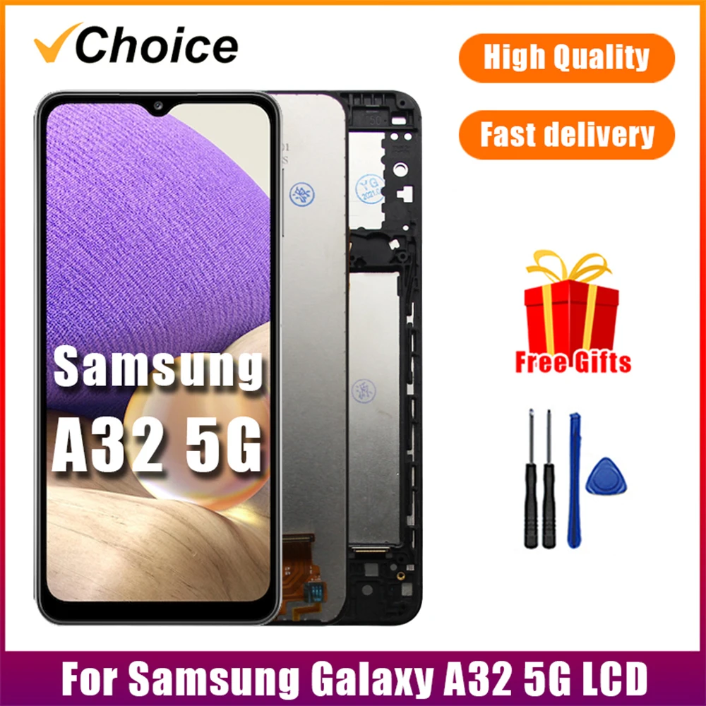 A32 5G TFT LCD For Samsung A32 5G LCD Display Touch Screen Digitizer pantalla For Samsung A32 5G SM-A326 With Frame LCD