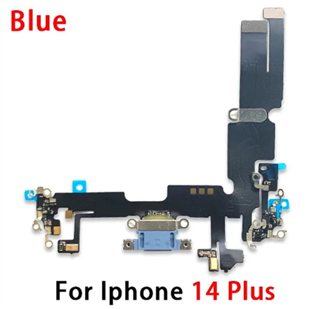 USB充電コネクタテールプラグ、iPhone 14、14プラス用fpcケーブルトランスミッター修理部品、交換、1個