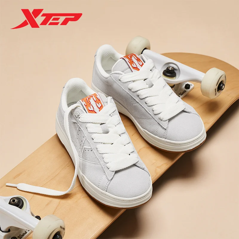 Xtep Jiaoban Skateboarding Shoes For Women 2024 Autumm Comfortable Sports Shoes Jogging Fashion Comfort Sneakers 876318310024