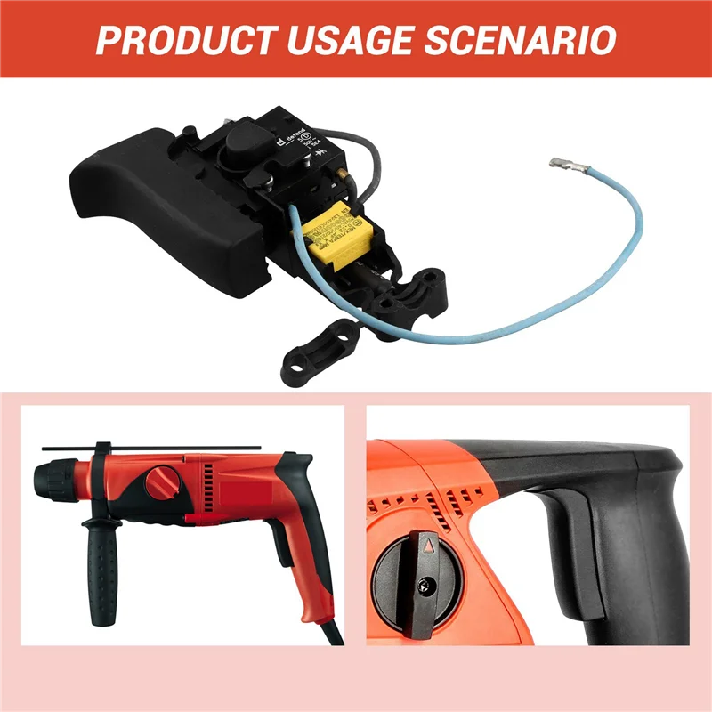 

AB46-2X переключатель триггерного регулятора скорости замена для Hilti TE1 TE2 TE7 TE-1 TE-2 TE-7 запасные части для дрели с вращающимся молотком