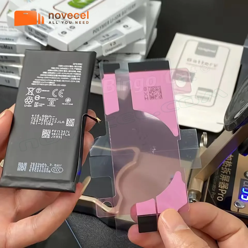 5pcs Diagnostic Battery High Capacity for Apple iPhone 12pro 13mini 14plus 15pro Max Shows Genuine Parts No Error Message Pop Up