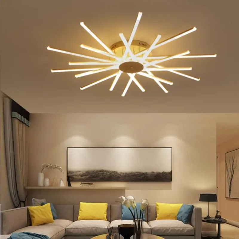 

New Arrival Modern led ceiling lights for living room bedroom dining Study room White Color Aluminum Ceiling lamp fixtures