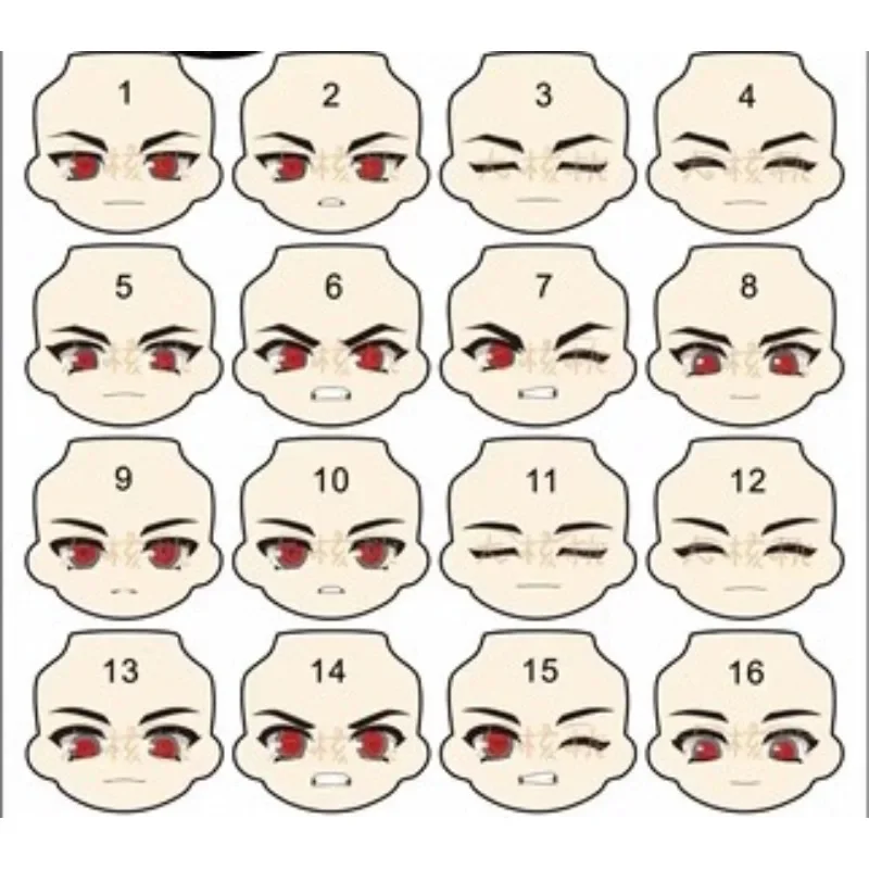 Game Arknights Chongyue Ob11 Face Doll Handmade Water Sticker Faceplate Anime Game Cosplay Toy Accessories Free Shipping