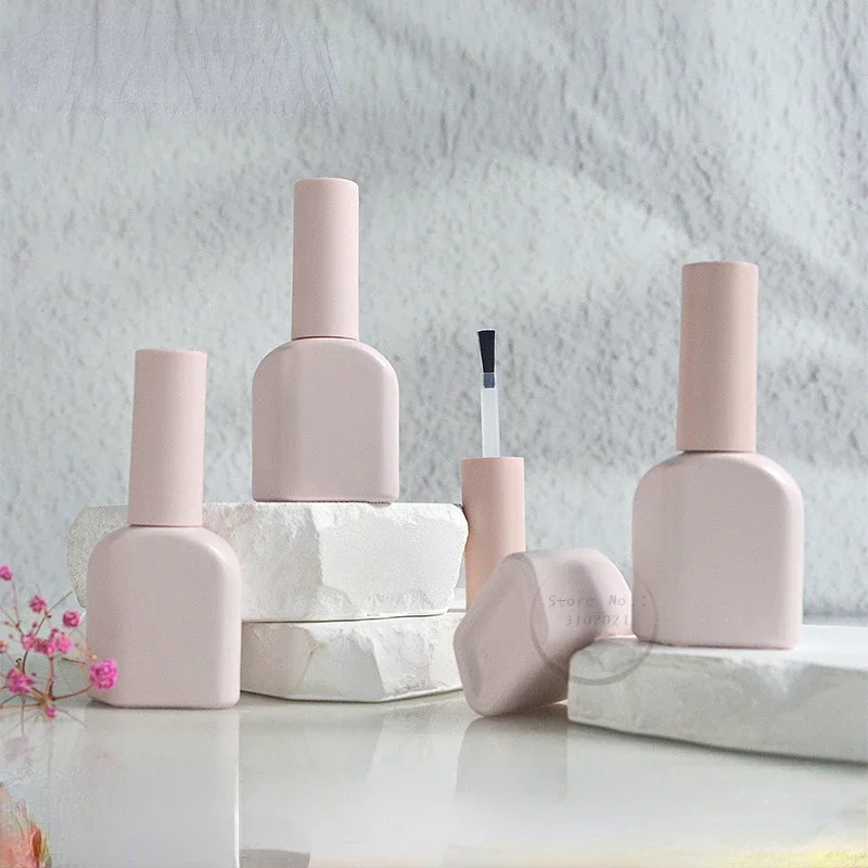 

Wholesale10pcs 12ml Empty Nail Gel Bottles Nail Polish Bottling Gel Glass Bottles Nail Beauty Oil Packing Containers