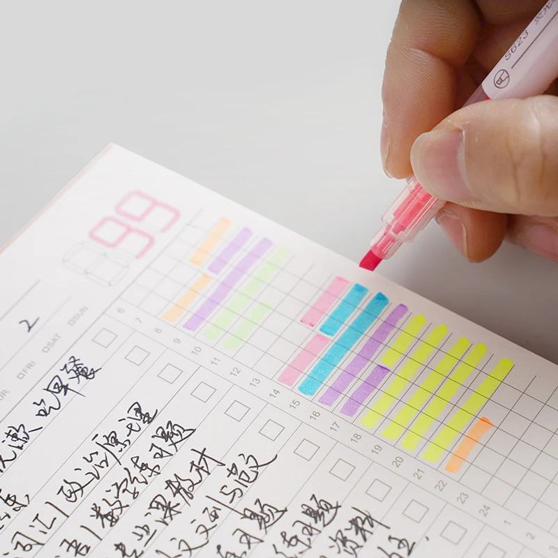 Daily Plan Task List Time Management Todolist Memo Notes Non-sticky Study Plan Countdown Notebook Daily Planner Book Checklist