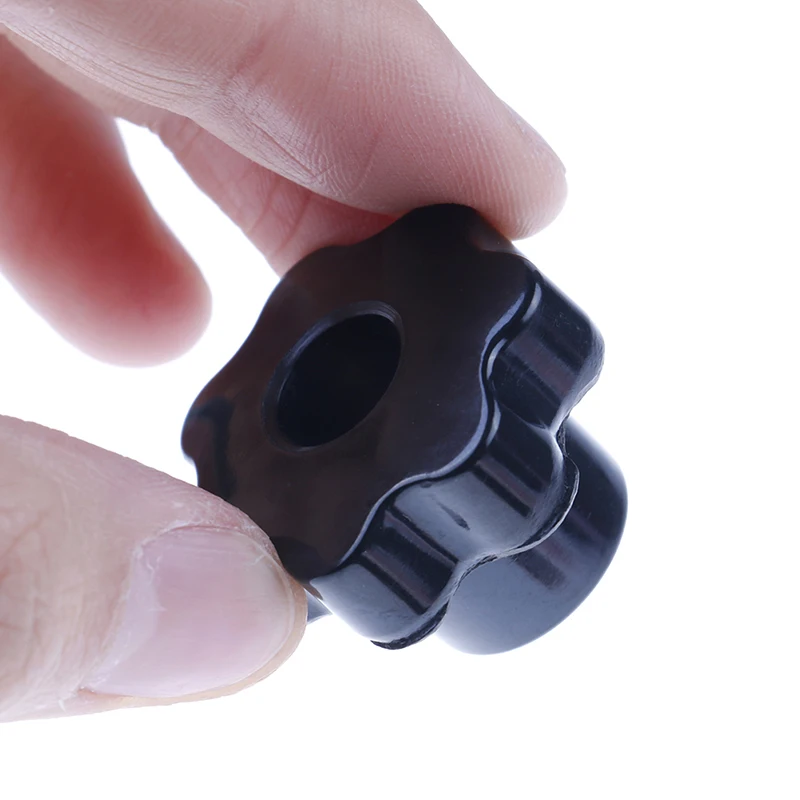 Plastic M4/M5/M6/M8 Female Thread Seven Star Shaped Head Clamping Nuts Knob Replacement Clamping Copper Core Knob Hardare