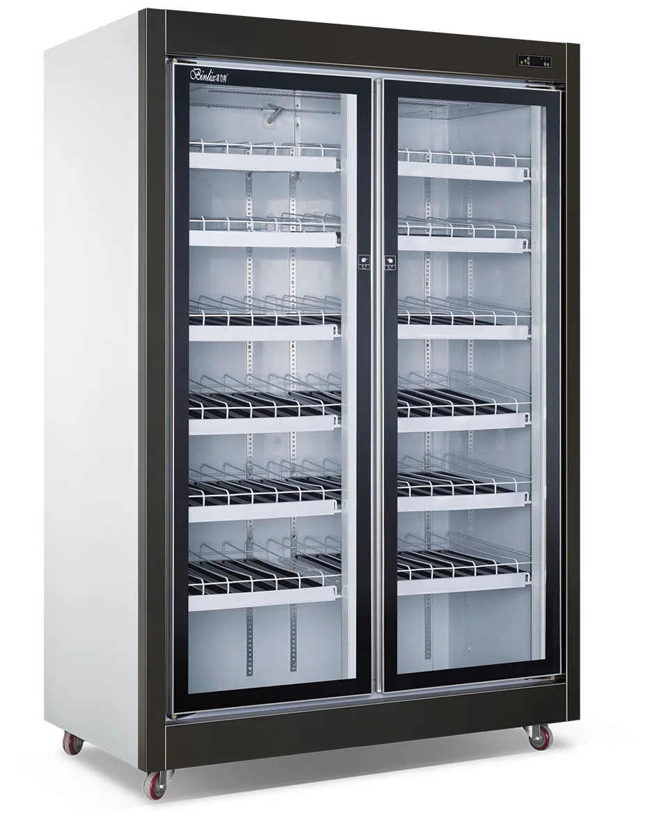 Bingli سوبر ماركت متجر مريح عرض المشروبات بابين خزانة حفظ زهور الفاكهة الطازجة معدات التبريد #5