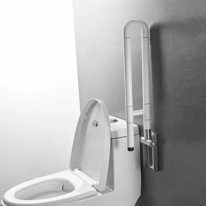Foldable Slip Resistant Bathroom Support Bar Safety for Elderly Disabled Handrail