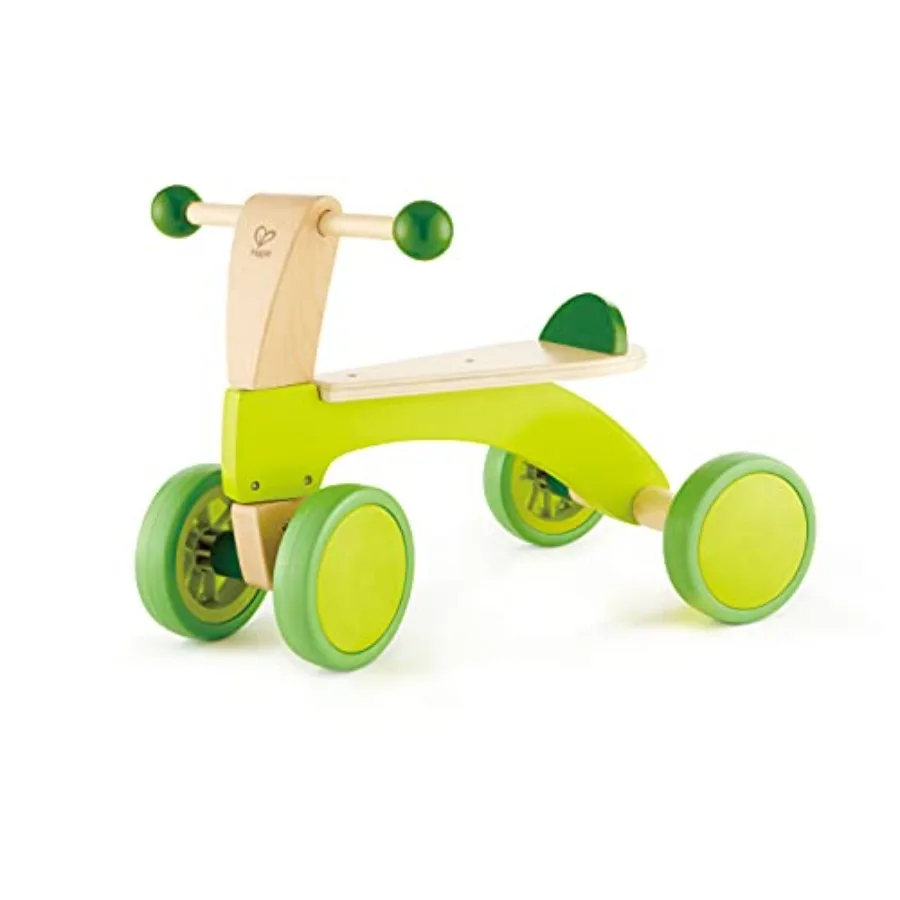 

Деревянный четырехколесный балансировочный велосипед-каталка Scoot Around Ride On с резиновыми колесами для малышей, призовая модель
