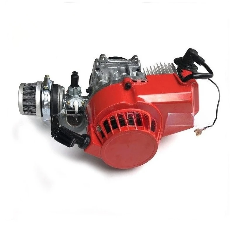 Mini motorcycle parts 2-stroke improved version 49CC single-cylinder air-cooled engine new model view 3