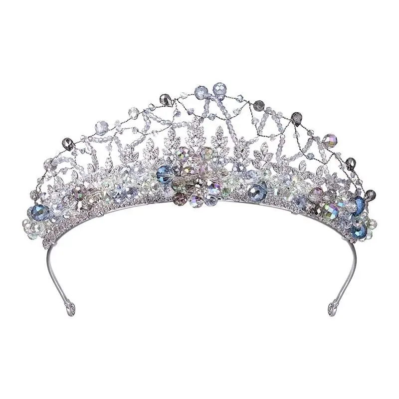 Crystal Mirage Heavy Industries Luxury Headband Crystal Crown Bridal Banquet Head Jewelry Headband Light Luxury