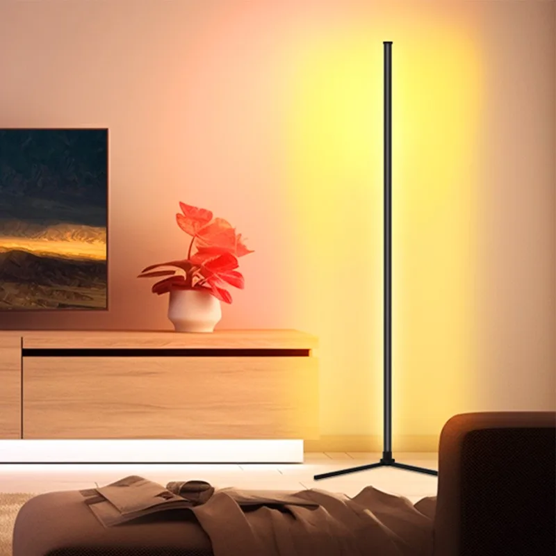 Inteligentna lampa podłogowa RGB Dream Color z synchronizacją muzyki Nowoczesna 16-miarstwowa zmieniająca kolor stojąca lampa nastrojowa z aplikacją