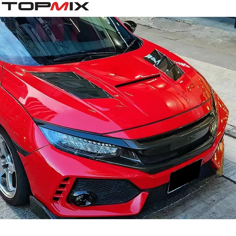 

For Honda Civic Type-R FK8 Brand New Real Carbon Fiber Front Hood