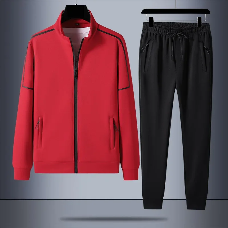 

MAIDANGDI Spring Autumn collar casual sports suit men fashionable long sleeved jacket trend versatile men women outdoor