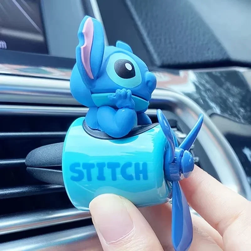 มาร์เวลสไปเดอร์แมนดิสนีย์สติทช์เครื่องพ่นกลิ่นหอมน้ำหอมปรับอากาศรถยนต์น้ำหอมการ์ตูนตกแต่งรถยนต์ของขวัญคริสต์มาส