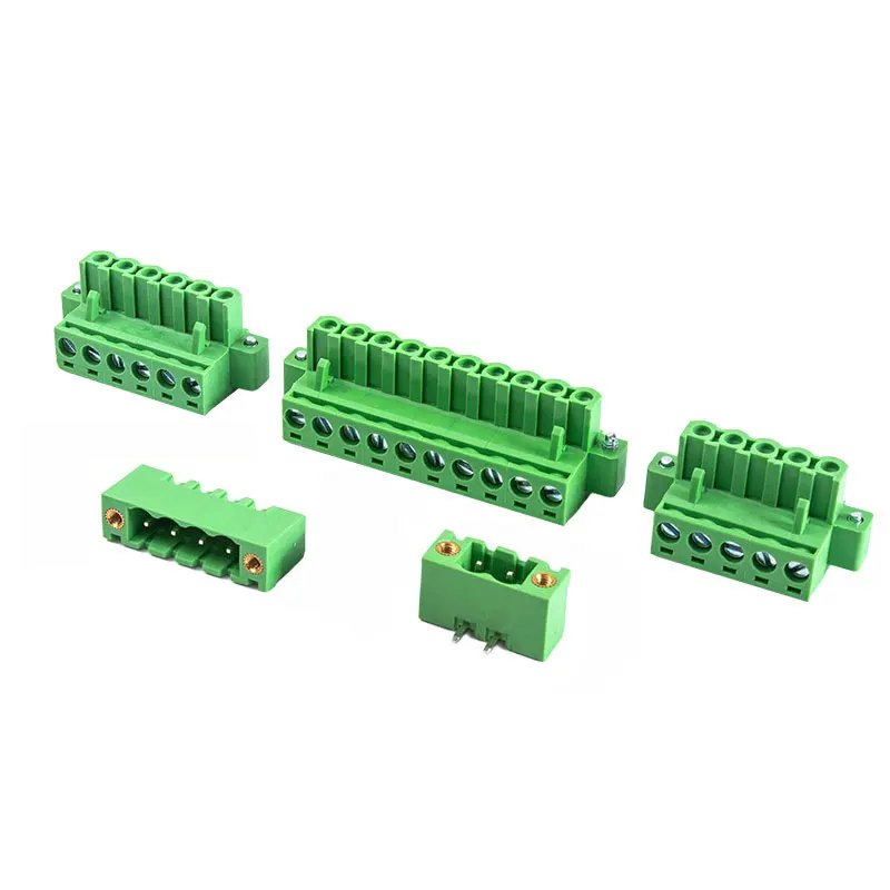 プラグ + 直角ピンヘッダ / 耐高温KF2EDG 5.08mmネジ式端子ブロック / 通信機器（複数Pオプション）