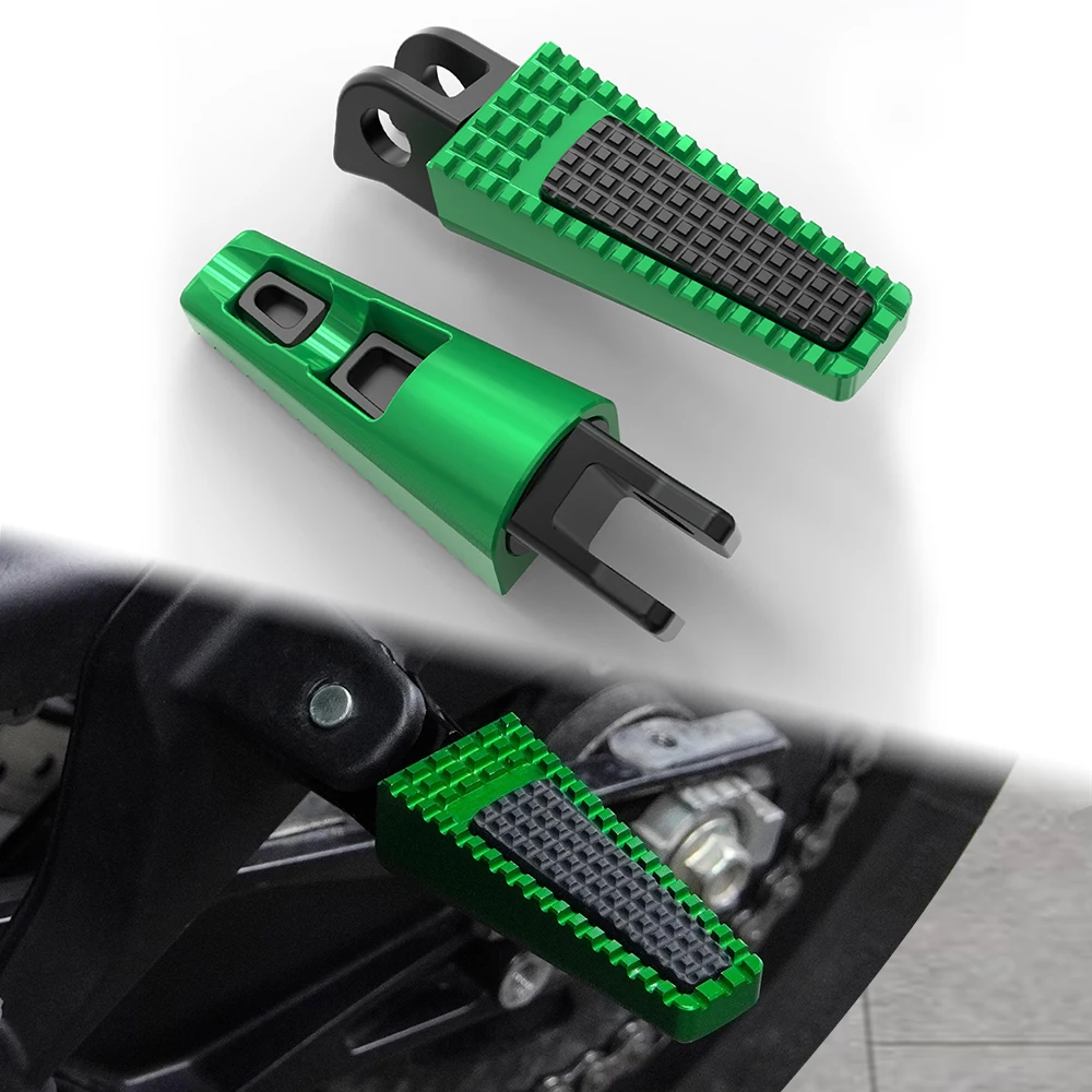 Motorcycle Rear Footrests Footpegs Foot Rests Pegs Pedal For Kawasaki ZX-10R 2011-2024 Z400 Z 400 2019 2020 2021 2022 2023 2024