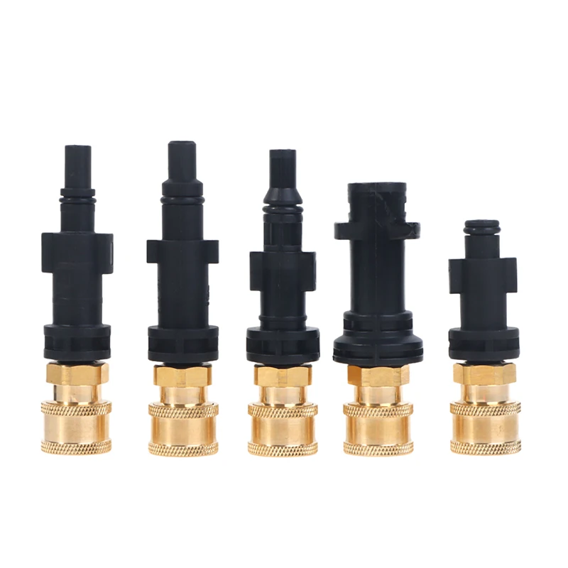 

Pressure Washer Adaptor To 1/4" Quick Release Connector Nozzle For Car Washing Machine Watering Quick Connect Adapter