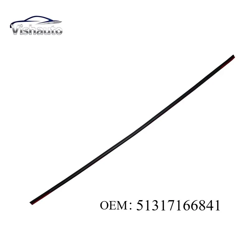 Front Upper Windshield Weatherstrip Seal 51317166841 For BMW 5 Series E60 520i 525i 528i 530i 535i 2003-2010