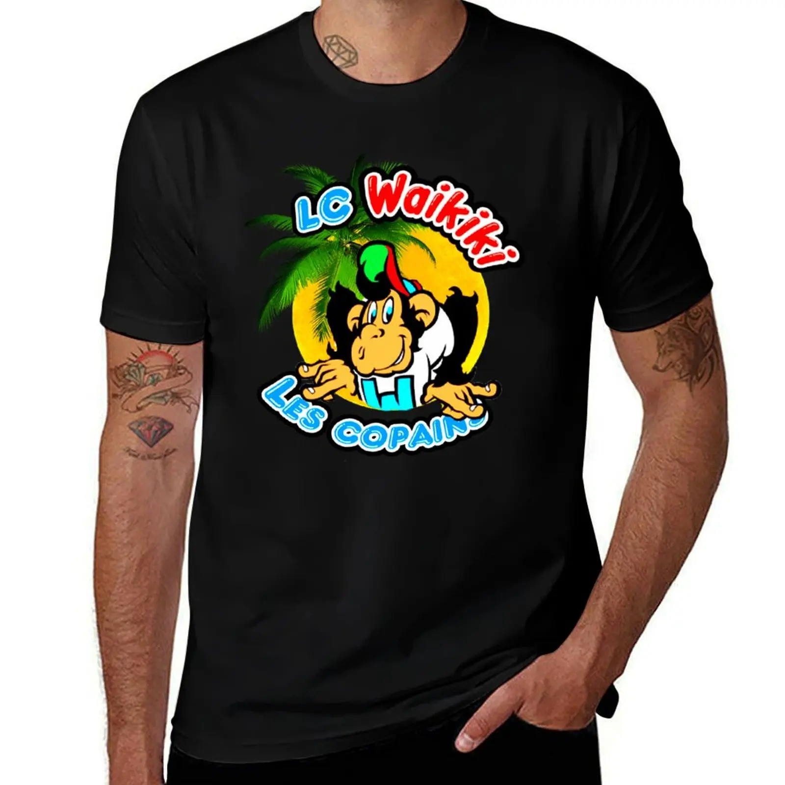 

Waikiki, friends T-Shirt printed t shirts for man cotton t shirts high quality T-Shirt