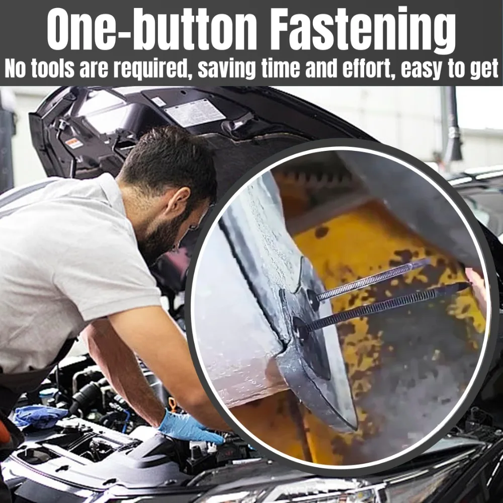 10-100 مجموعة النايلون العالمي رباط للكابل مشبك الثقيلة الذاتي قفل البريدي العلاقات مع دبوس وزر سيارة تحديد رباط للكابل السحابات