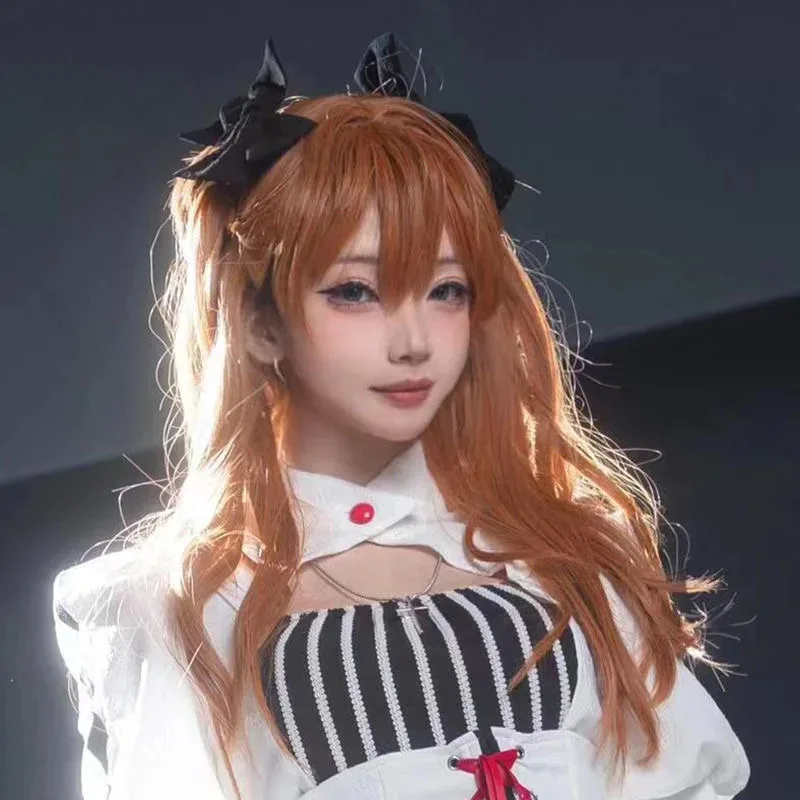 فستان Asuka Langley Soryu Em Camadas زي أداء تنكري للقرن الجديد بدلات الرسوم المتحركة أنيمي؛ 5'b، 8.v؛ #3