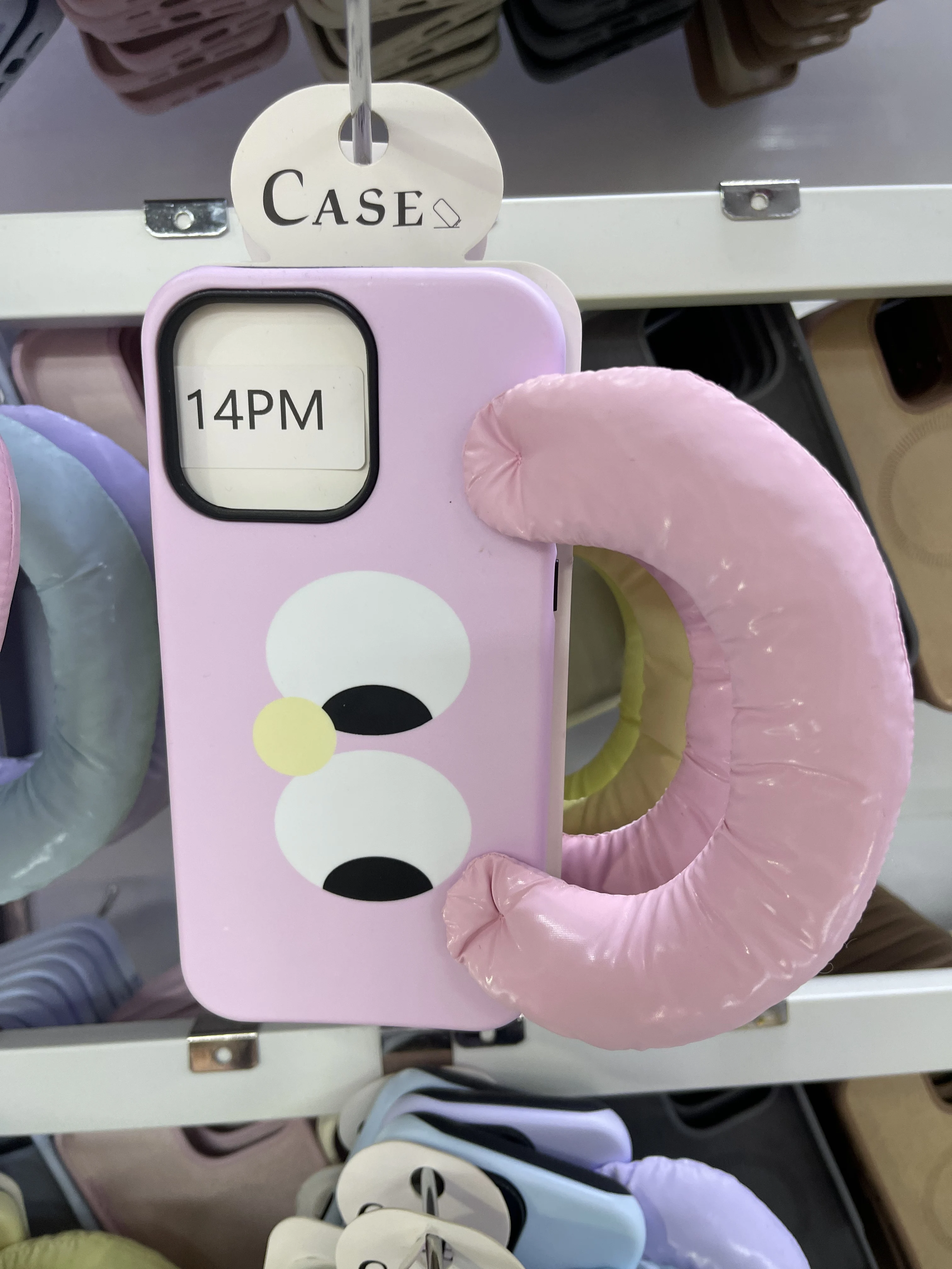 Handheld Wristband Big Eye Cute Phone Case For iPhone 16Pro Max 15 14 13 Pro Cartoon Cute Creative Case