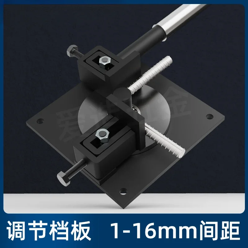 Small manual steel bar bending machine bending machine tool round steel bending right angle wire processing hand tool