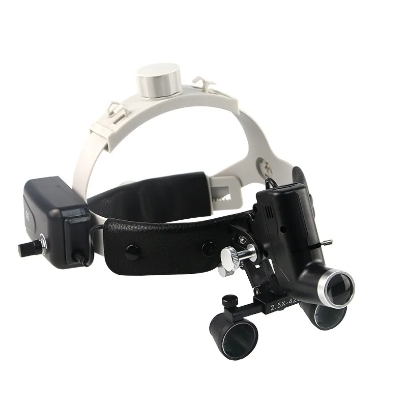 Dental Led Light Surgical Magnifier With Headlight Surgeon Operation Medical Headlamp Clinical Dental Loupes - Detail 1