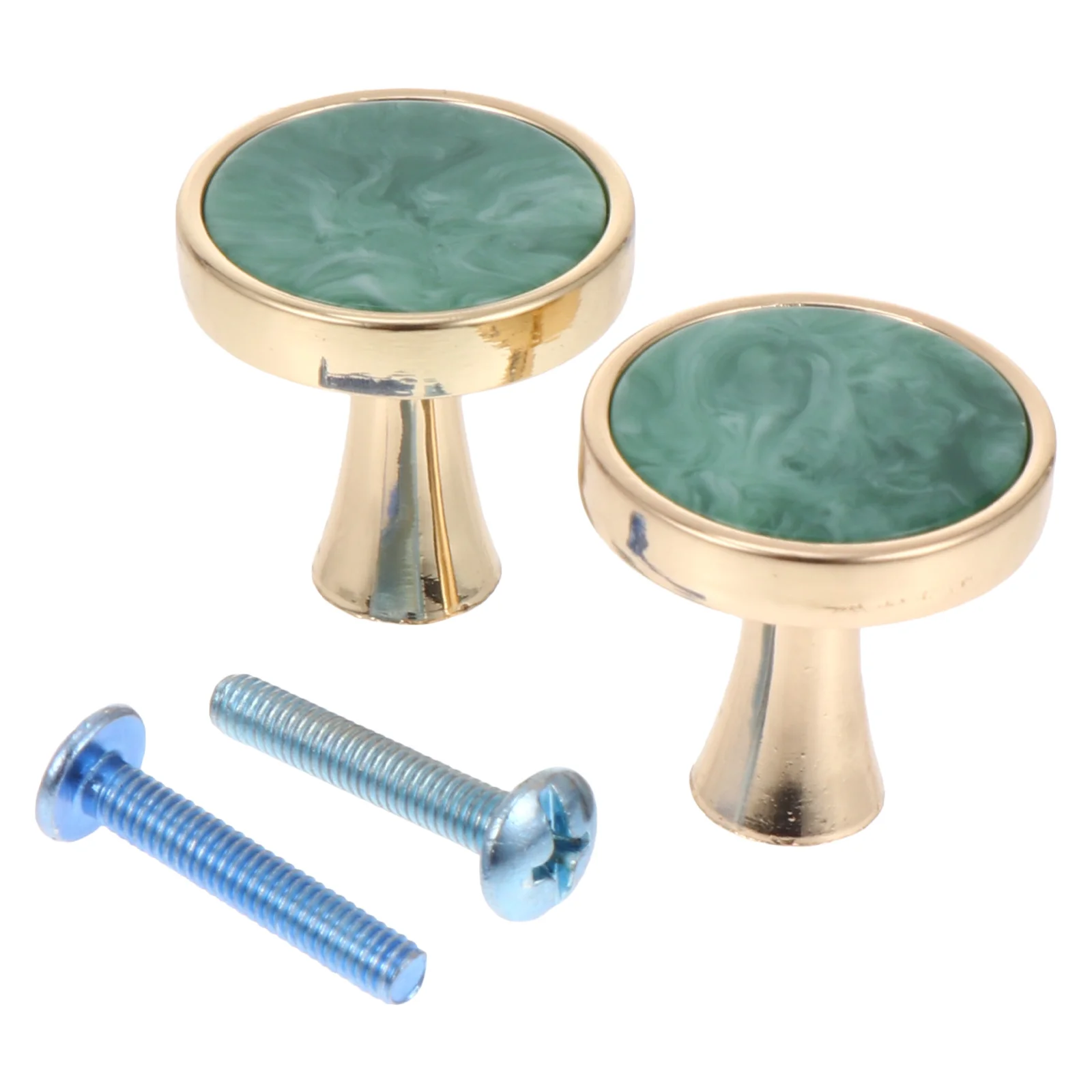 

2Pcs Single Hole Small Drawer Handles Zinc Alloy Round Pull Knobs Nordic Style for Cabinet Door Pulls Modern Home Furniture