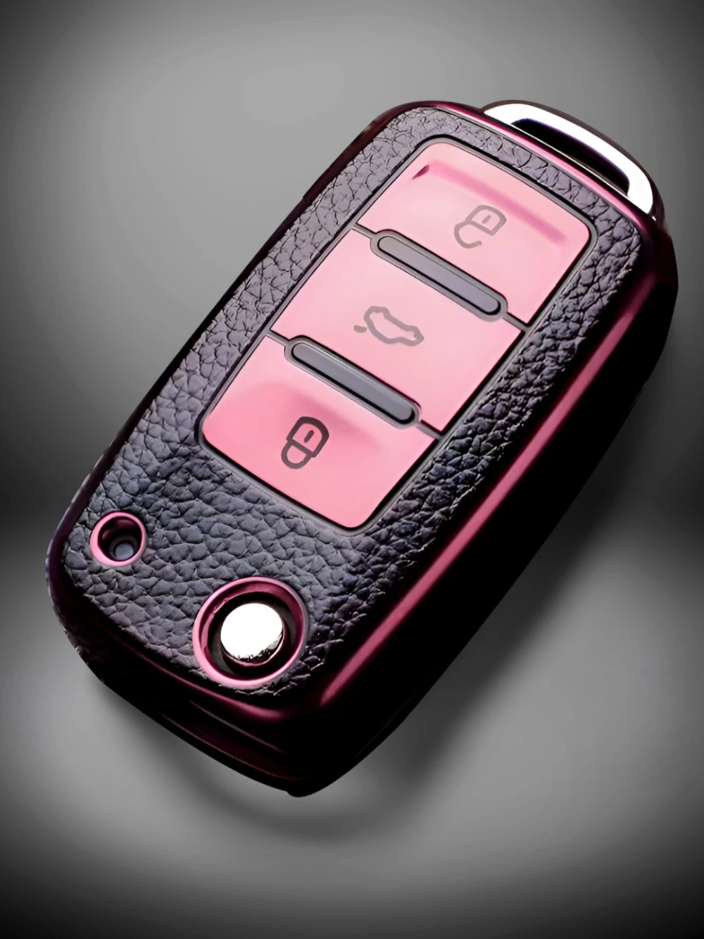 Étui pour clé de voiture en cuir TPU, couverture complète pour VW Volkswagen Polo Tiguan Passat Golf Jetta Lavida Skoda Octavia, sac de Protection