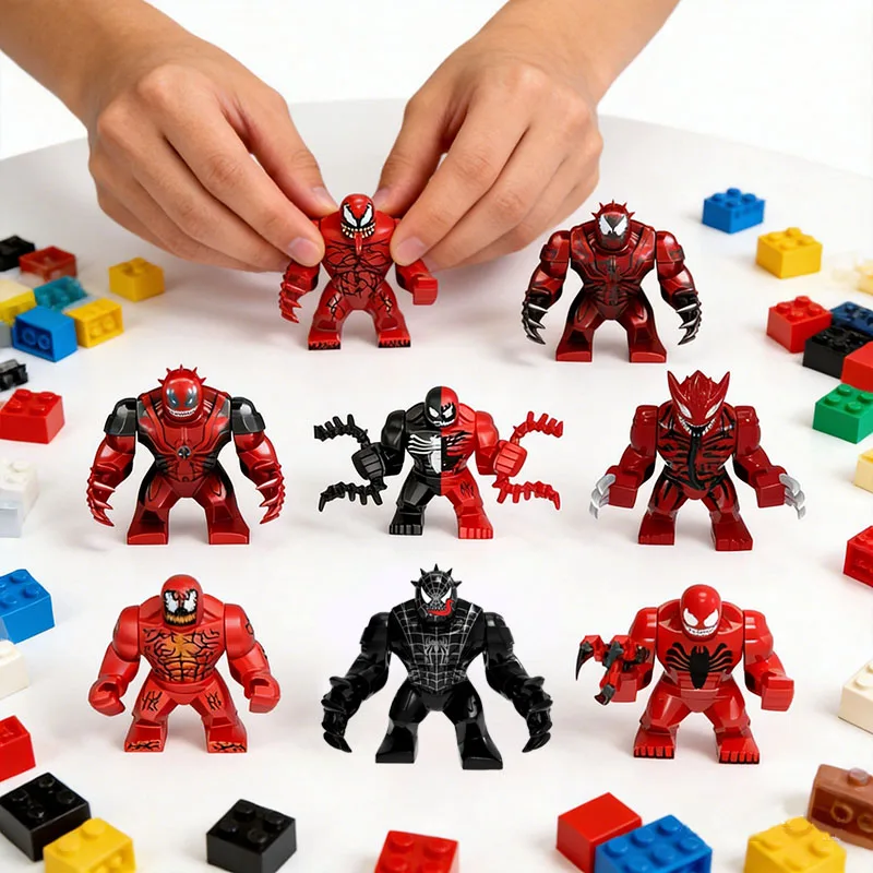 Venom Action Figure Building Block Set – Avengers Series DIY Mini Model Assembly Toy, Perfect Gift for Superhero Fans Kids