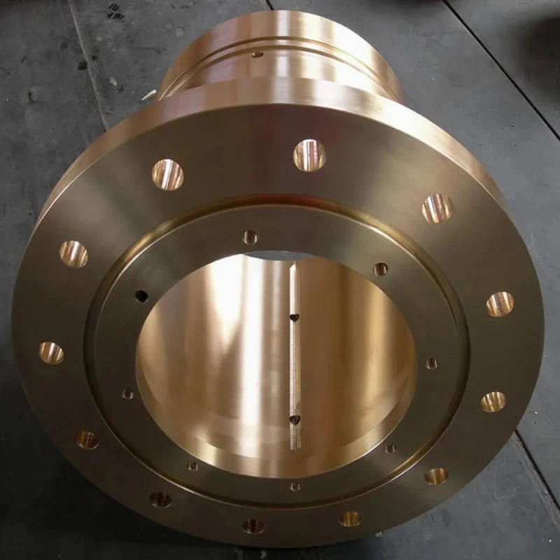 

Custom Large Brass Flange Bushing CNC Lathe Brass Parts