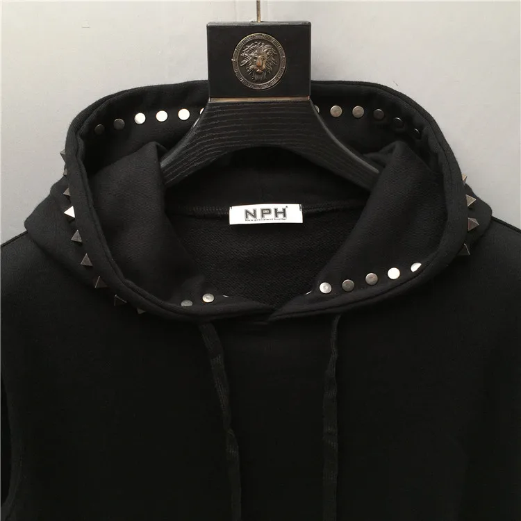 Autumn Winter Cotton Pullover Long-sleeved Hooded Sweater 2025 New Handsome Men's Loose Casual Round Neck Heavy Industry Jacket