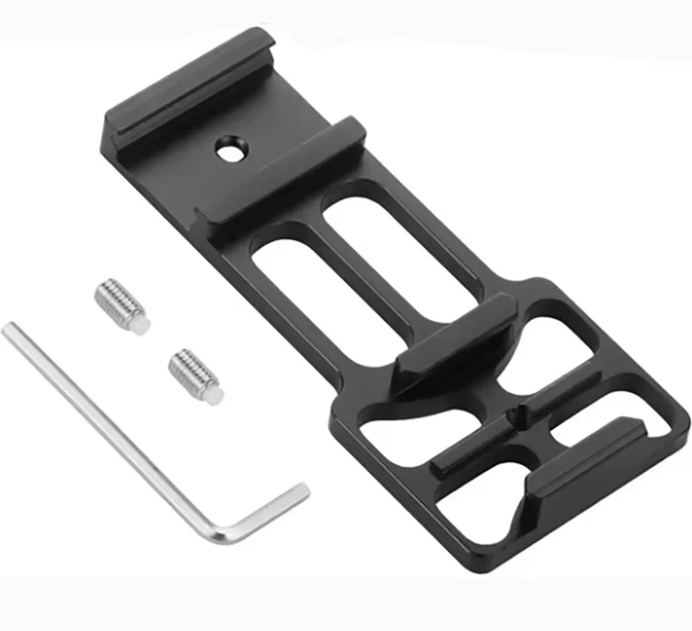 حزمة من حامل مشبك تثبيت على السكك الحديدية Picatinny متعدد الاستخدامات للبنادق والأقواس والنشاب وملحقات كاميرات تصوير POV/Vlog