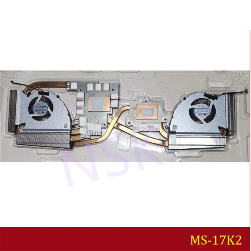 

Original MS-17K1 MS-17K2 MS-17K3 FOR MSI GE76 GP76 GTX3050 CPU Graphics Heatsink Cooler Cooling Fan 100% Test Ok