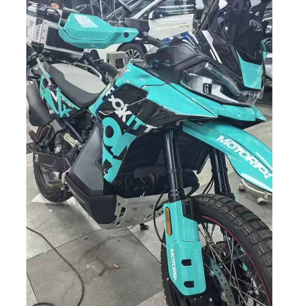 ل CFMOTO 800MT-X 800MTX جديد دراجة نارية اكسسوارات كامل سيارة زهرة نسخة ملصق مضاد للمياه الديكور الشارات نمط