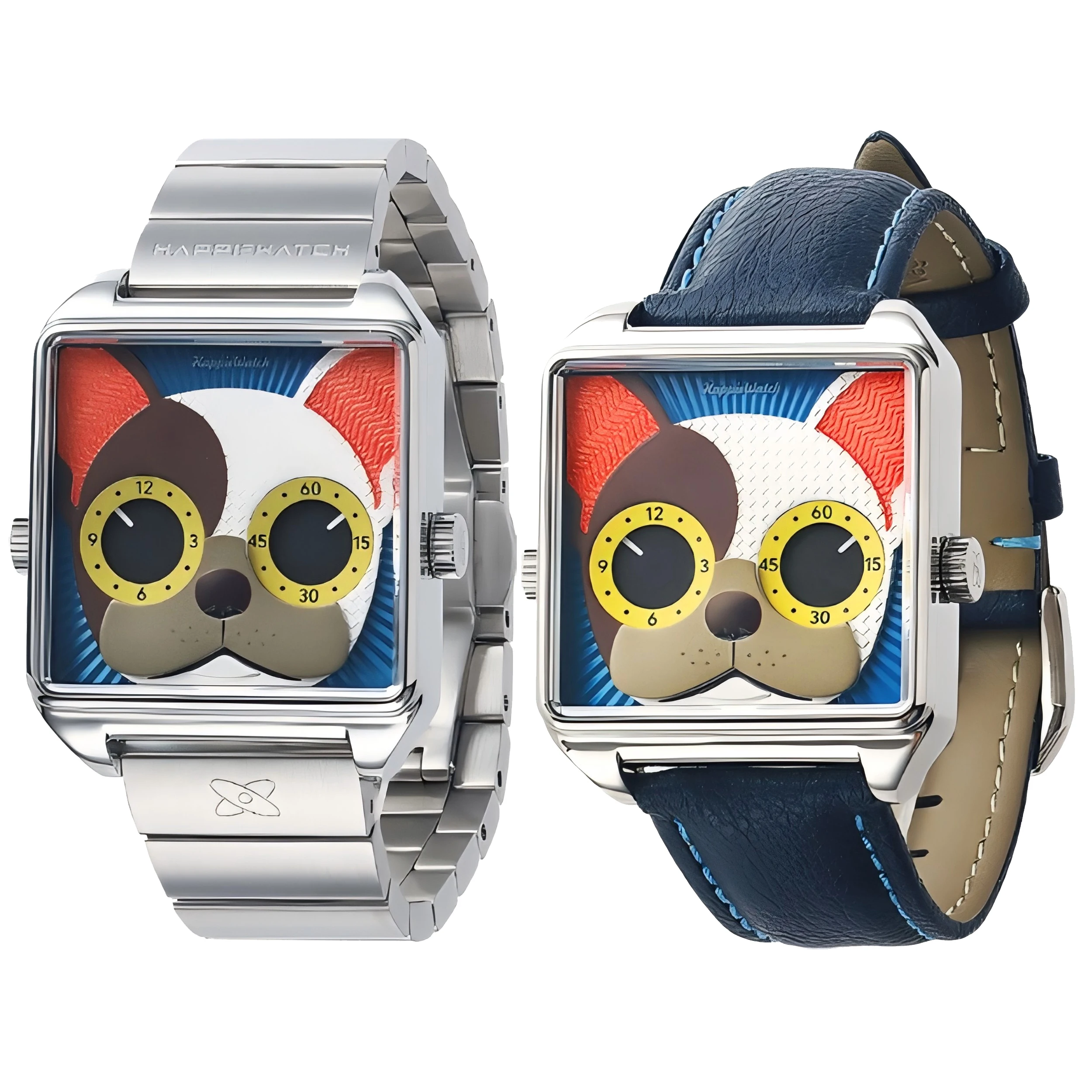 นาฬิกาคู่รัก Happie Watch นาฬิกาผู้ชายสไตล์ธุรกิจ นาฬิกาแฟชั่นแบบอนาล็อก นาฬิกาควอตซ์ผู้หญิง