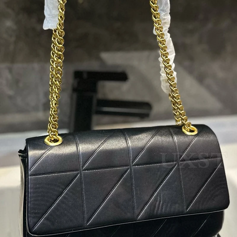 UXST White Chain Bag Luxury Cowhide Texture Shoulder Armpit Bag 2024 Fashion Banquet Elegant Crossbody Small Square Bag Ladies