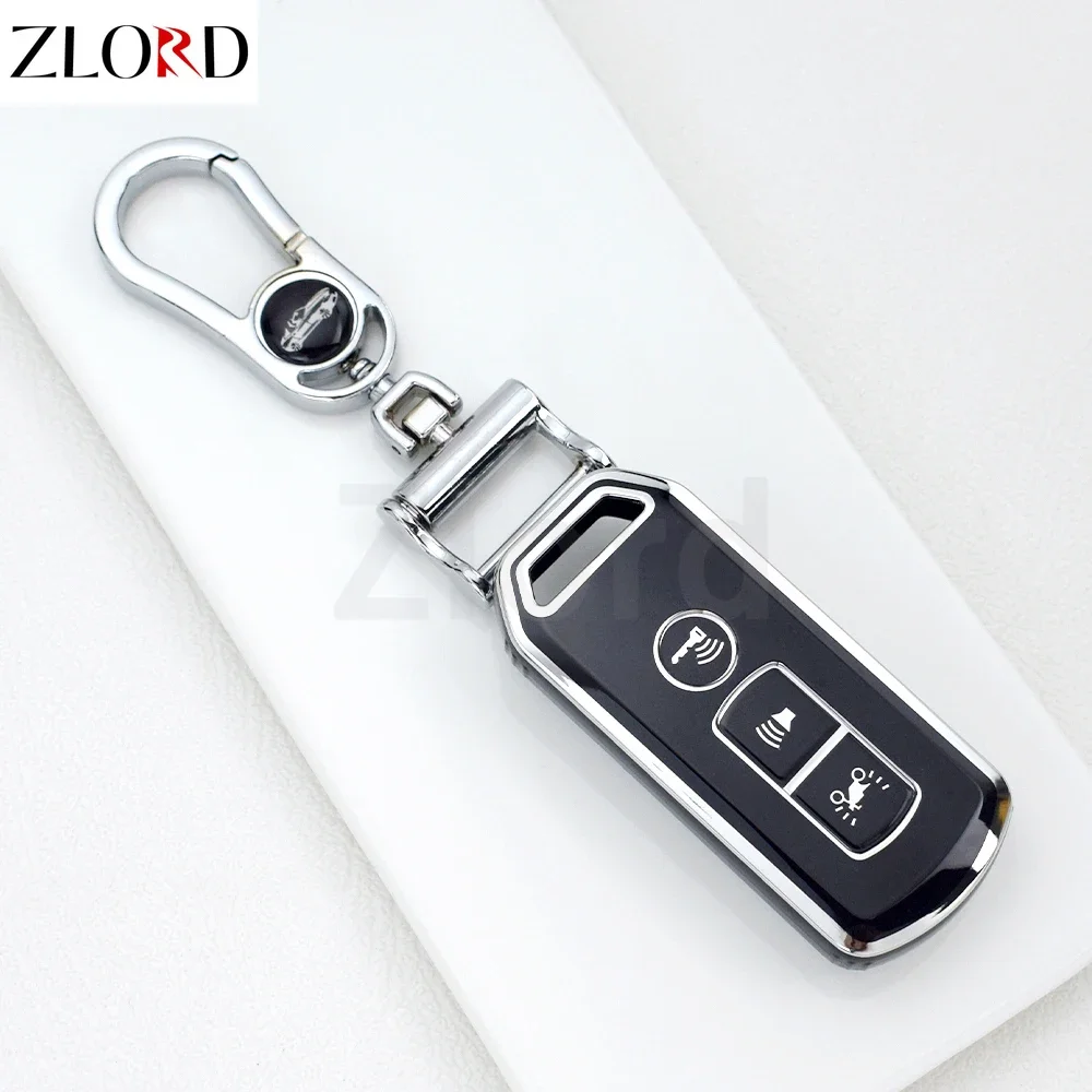 Soft TPU set Car Case Keychain  for Honda Xadv 350 Forza 750 300 Sh 350 PCX Remote Key Case Case Accessories