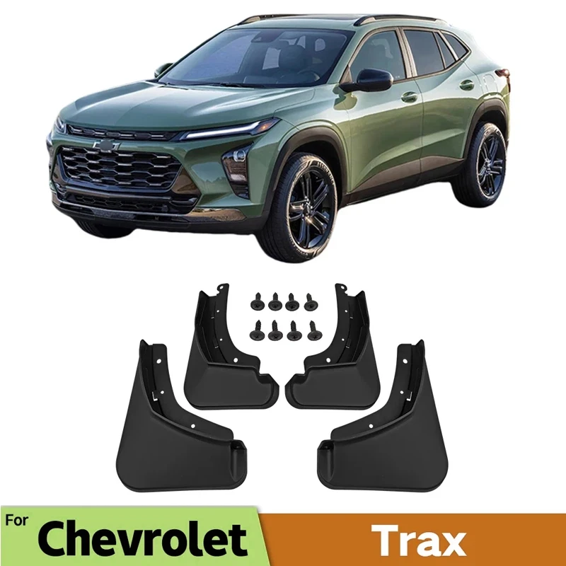 MudFlaps 4Pcs For Chevrolet Trax 2025 2024 Mudguards Mud Flaps Splash Guards Front Rear Wheels Fender Chevy Trax Accessories
