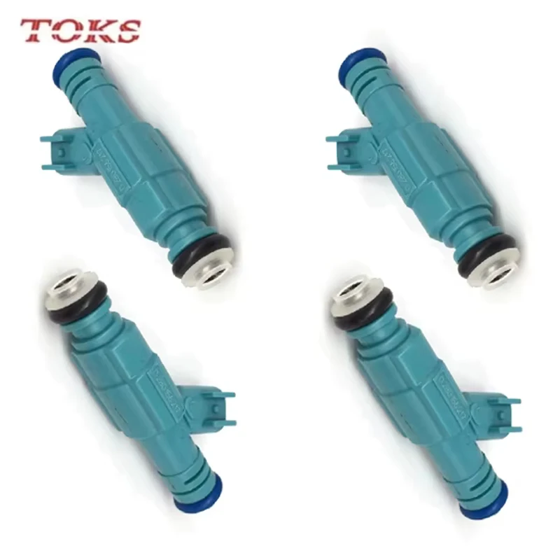 

New 4pcs 0280156217 Fuel Injector 4C2E-9F593-D5A fit for Ford E-350 E-450 Super Duty 6.8L V10 2004-2008 4C2E-D5A