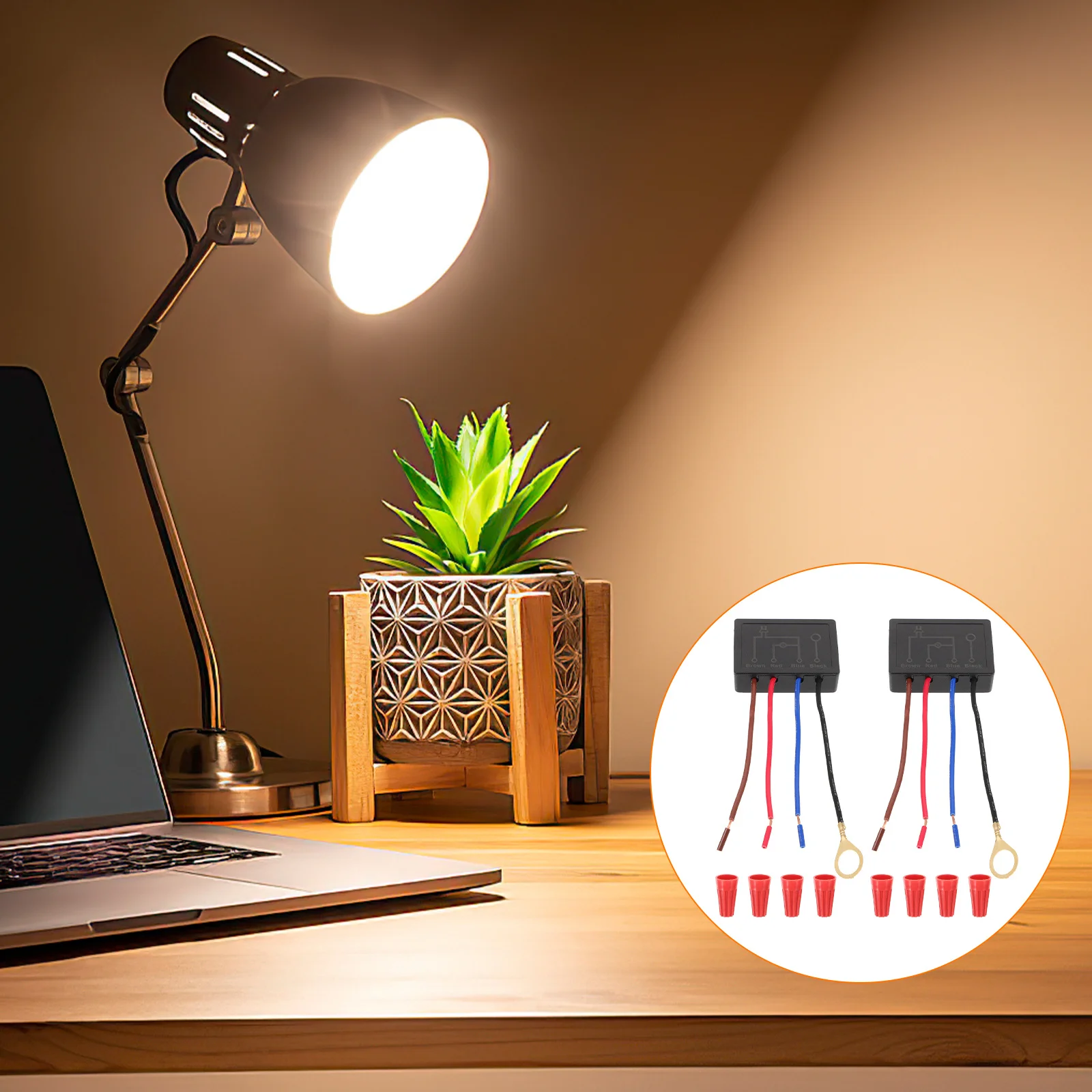 

1Set 3 Way Touch Sensor Dimmer Control Module Easy Install Highly Sensitive Switch Kit Touch Lamp Repair Kit Replacement Sensor