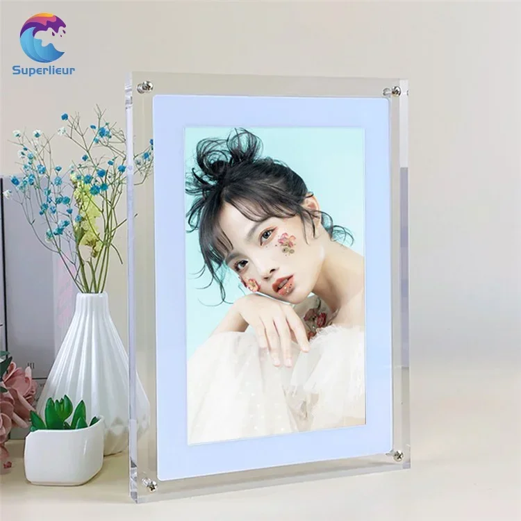 2026 10.1 Inch IPS Screen Smart Frameo Display Acrylic Fashional Digital WIFI Photo Frame