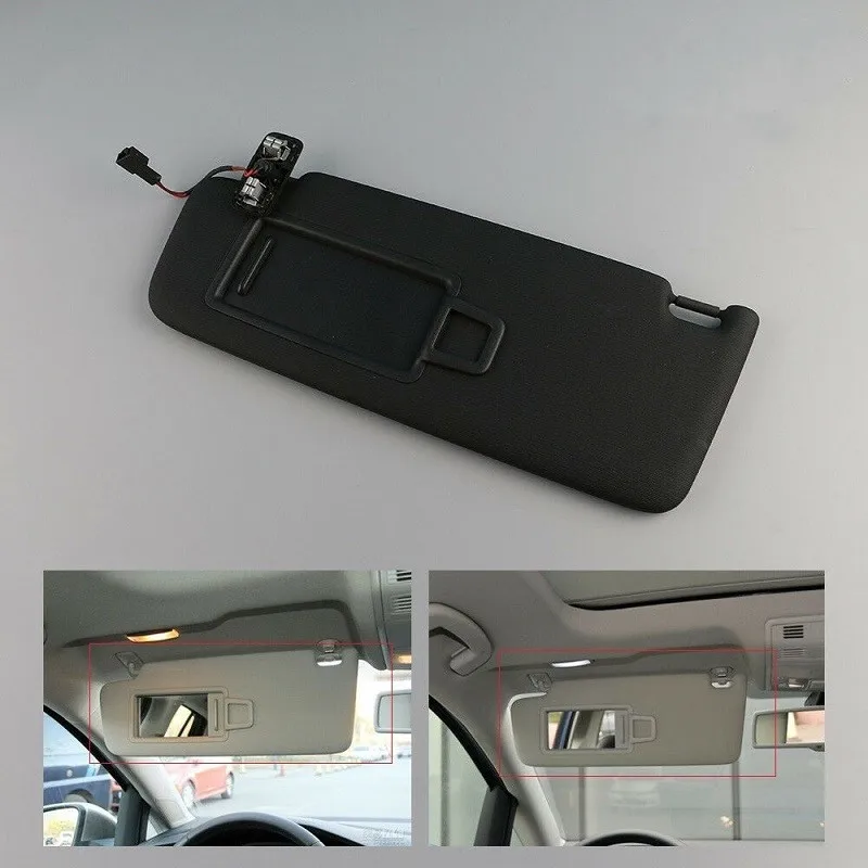 

Black Front Inner Sun Visor For VW GTI Golf MK7 VII 2014-2017 Car Accessories Left Right Front Windscreen Sun Shade With Mirror