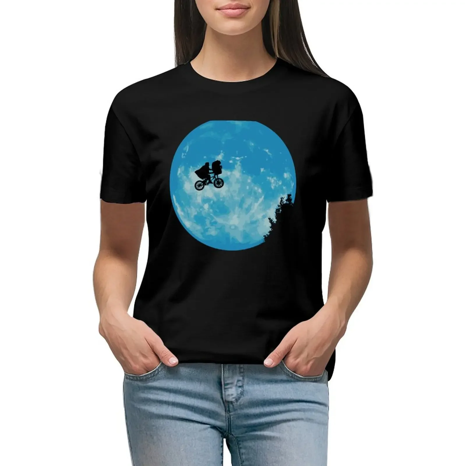 E.T. the Extra-Terrestrial T-Shirt plus sizes sublime blanks workout shirts for Women